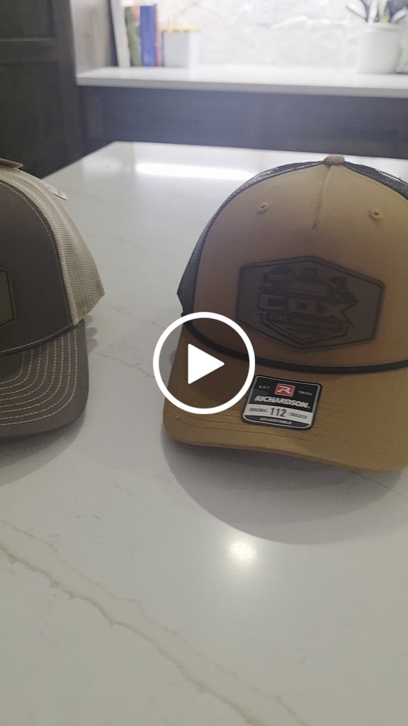 Customer video review of Premium Custom Leather Patch Hats (Wholesale)