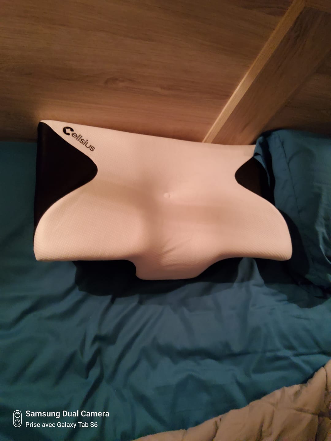 Customer photo review of Oreiller Papillon Cervical Cellsius - Le secret du dormeur latéral et dorsal