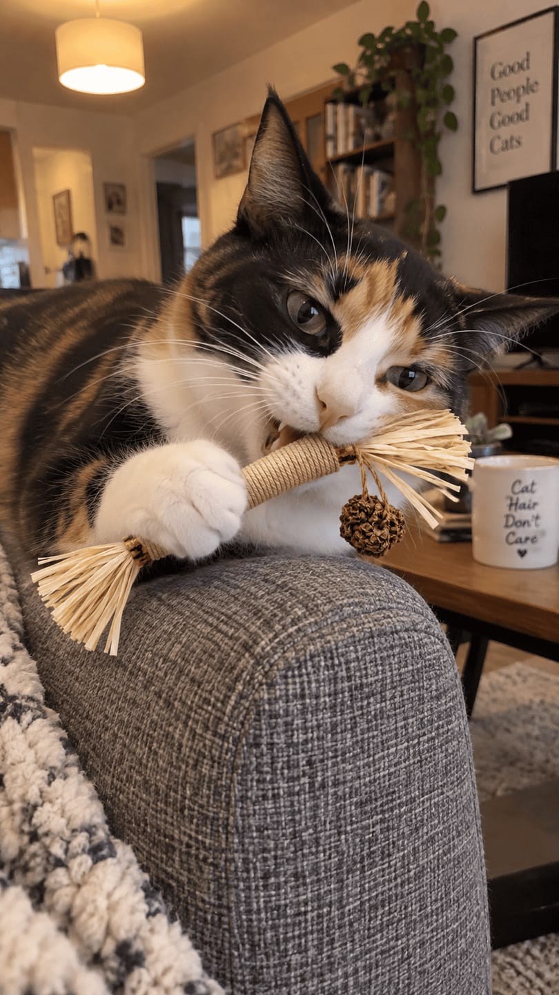 Customer photo review of Mordedor para Higiene Dental de Gatos