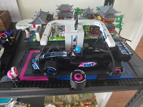 Customer photo review of COBI BWT Alpine F1 Pit Stop: Set #1685