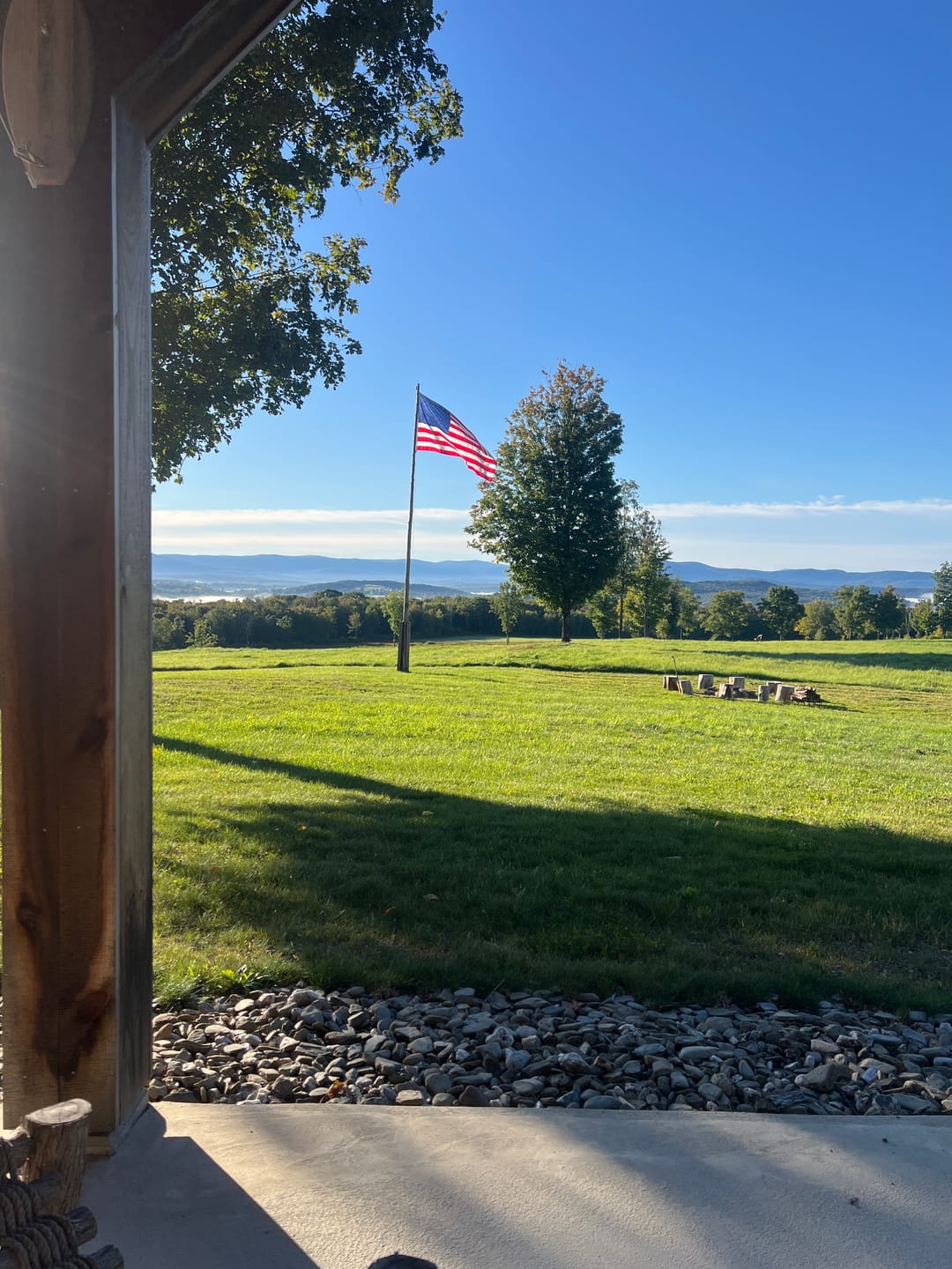 Customer photo review of 3' x 5' Bennington Flag Set