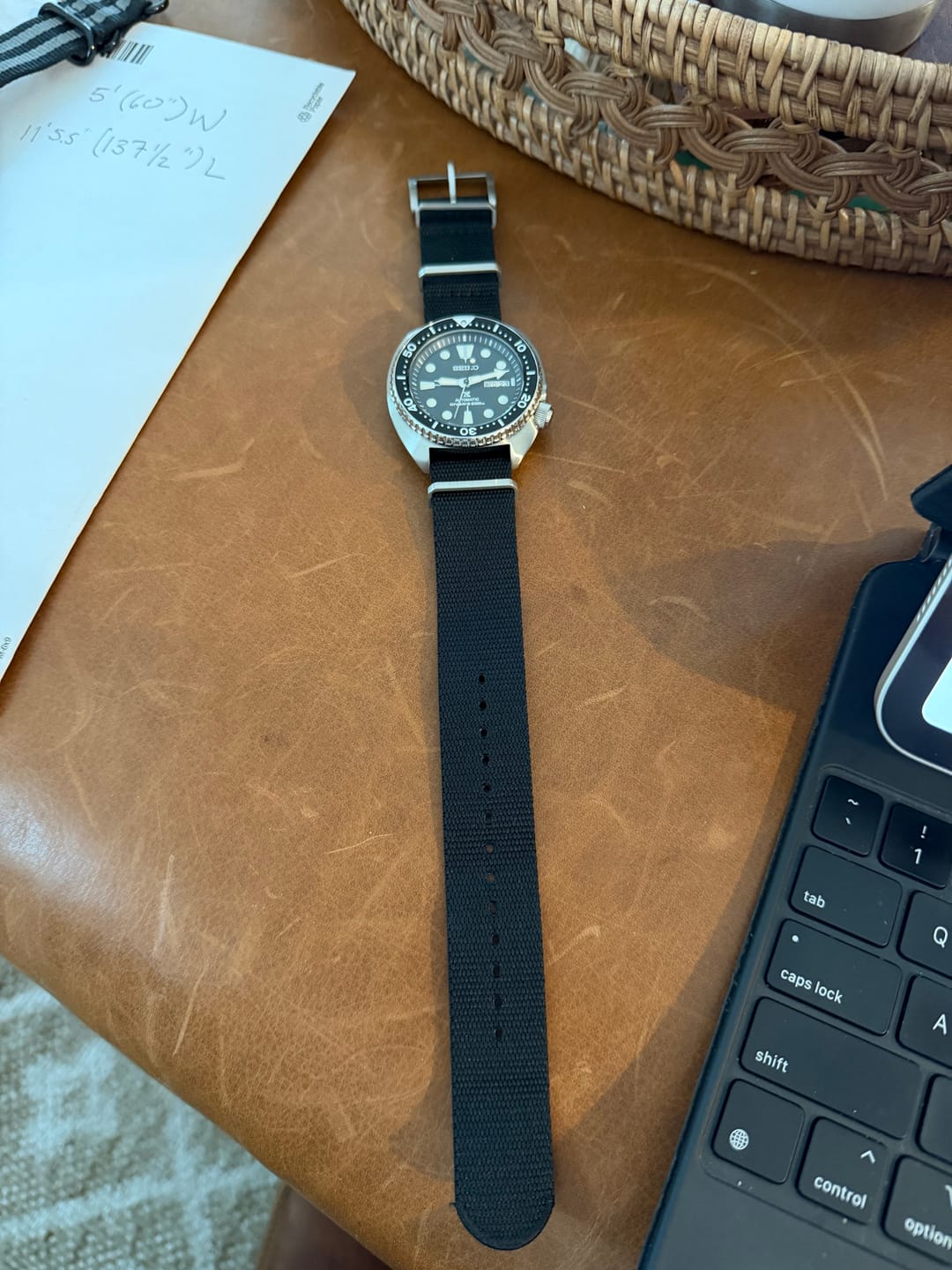 Customer photo review of Five Eye Nylon Watch Strap - Solid