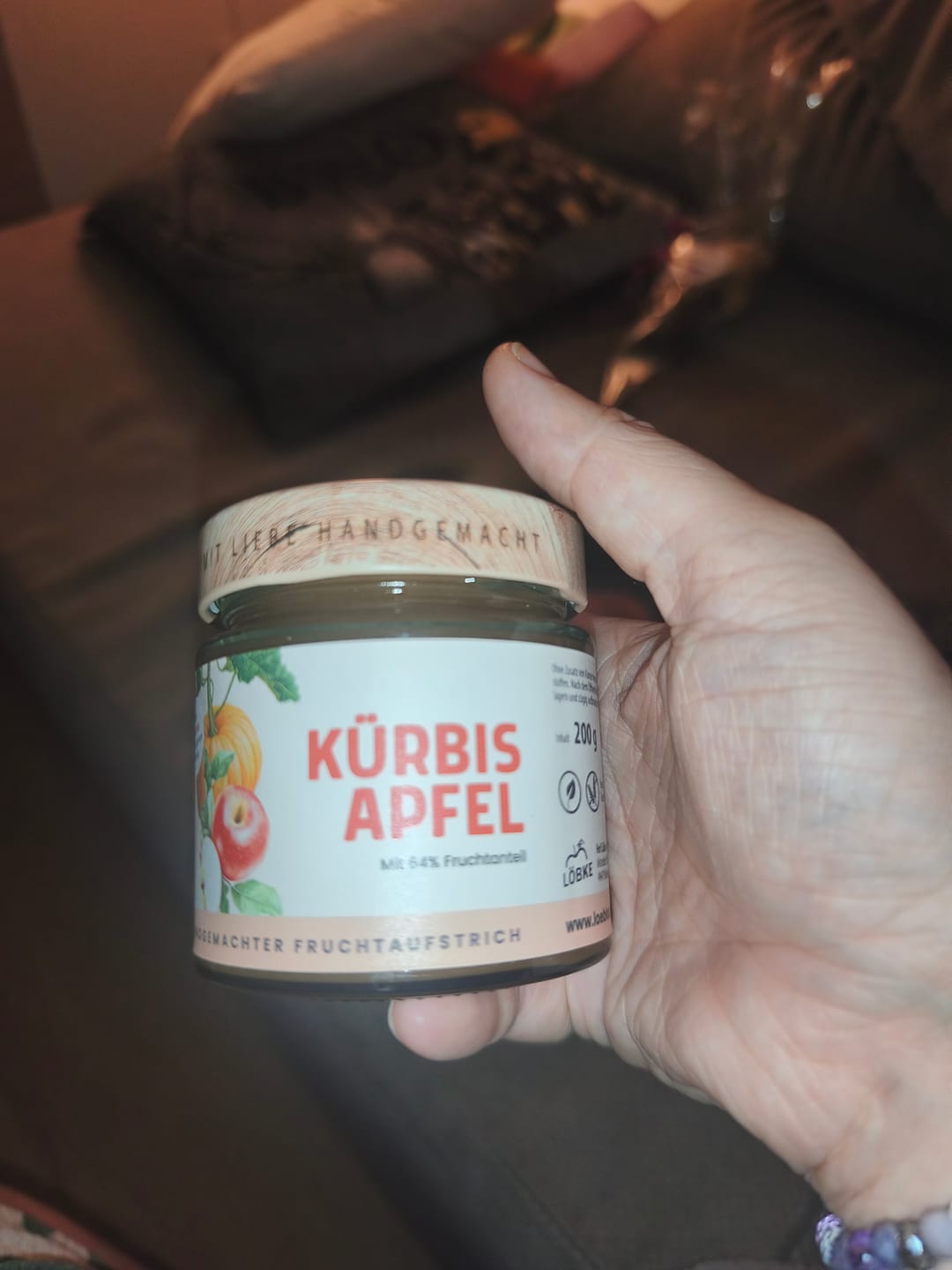 Customer photo review of Handgemachter Kürbis-Apfel Fruchtaufstrich vom Hof