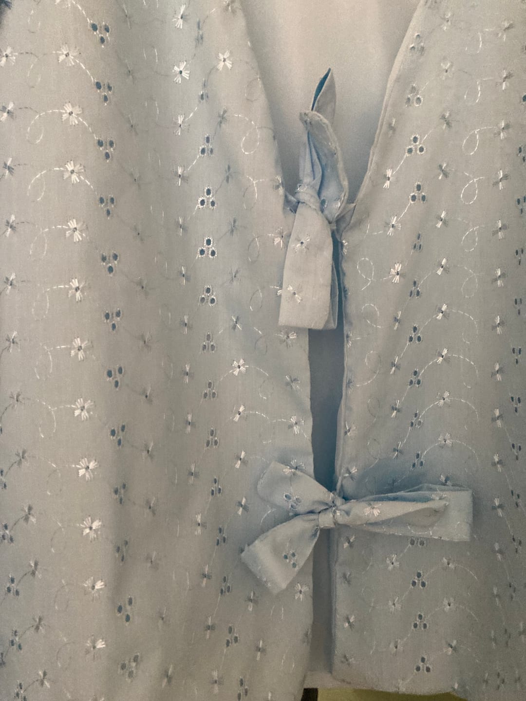 Customer photo review of Special Offer Broderie Anglaise Polycotton Fabric