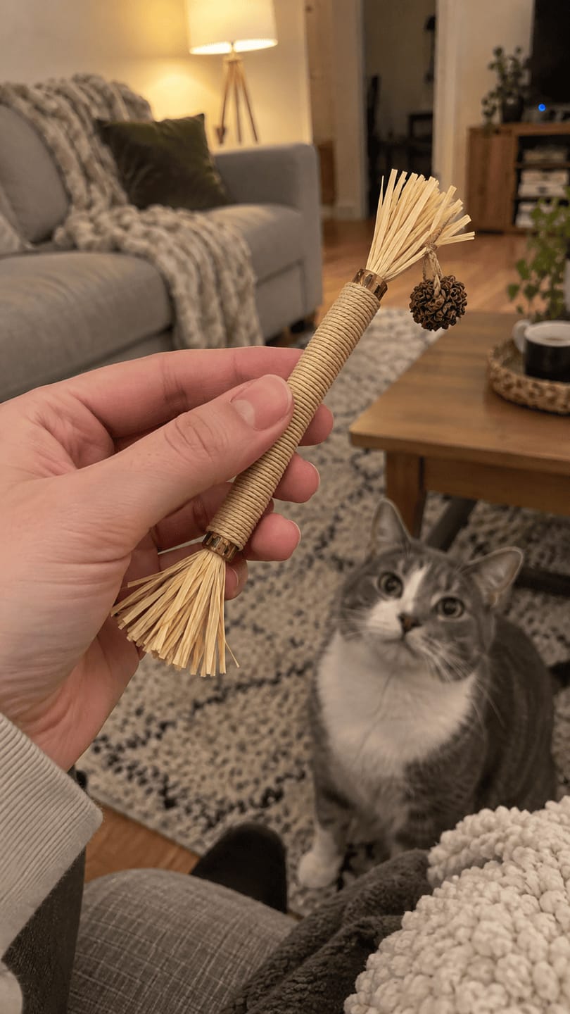 Customer photo review of Mordedor para Higiene Dental de Gatos