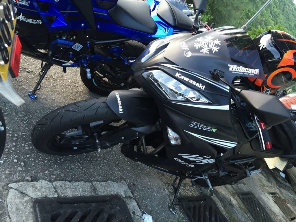 Customer photo review of ---AUSTOCKING---Fit Kawasaki Ninja 400 CHAMELEON PURPLE Fairing Kit