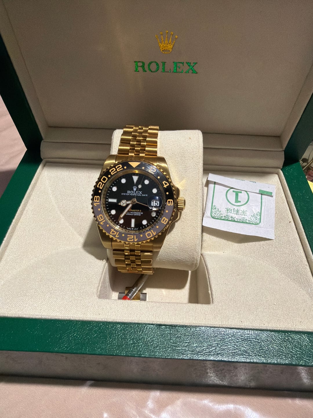 Customer photo review of Montre Rolex  GMT‑MASTER II Noir Jubilee