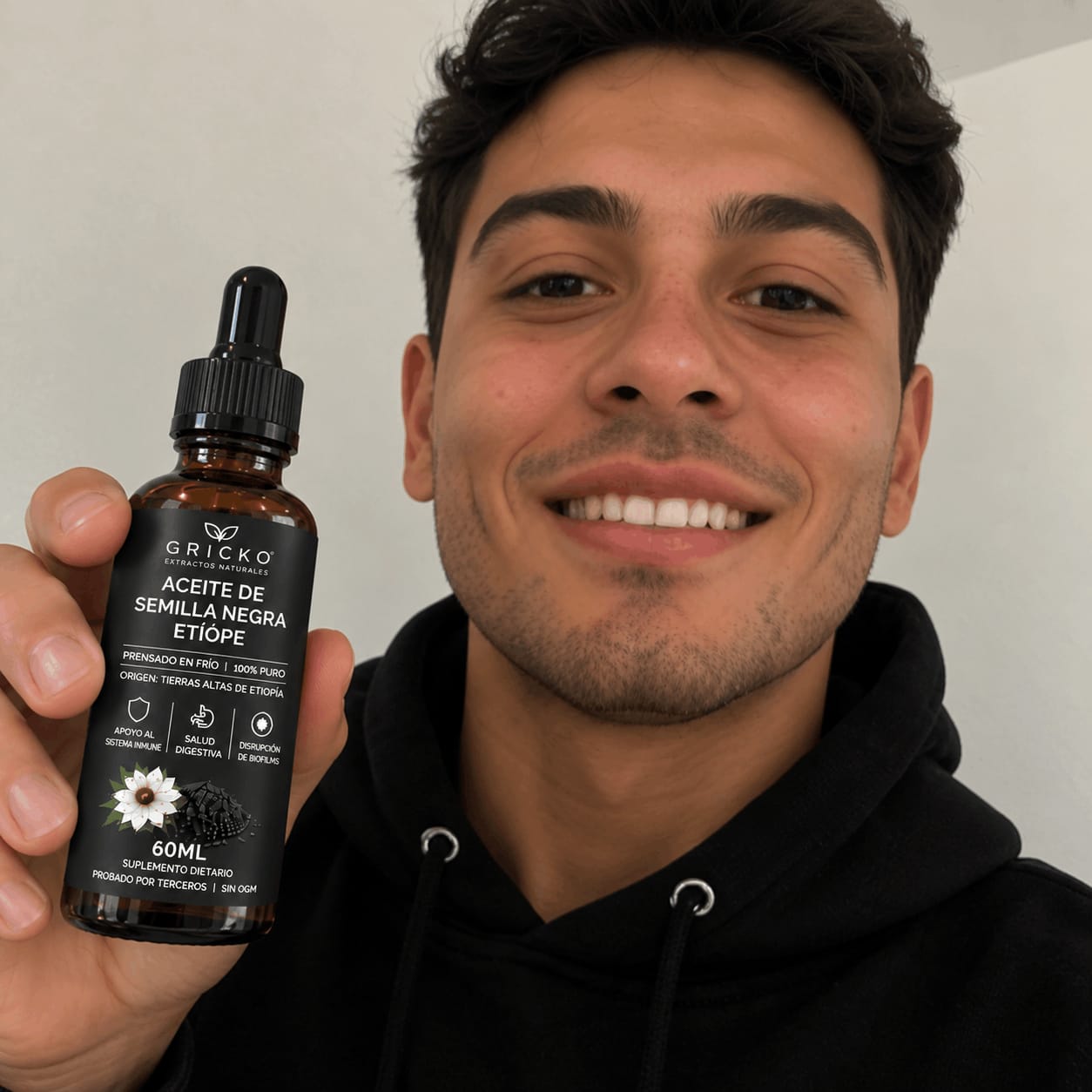 Customer photo review of Aceite de Semilla negra Etíope-5% Timoquinona