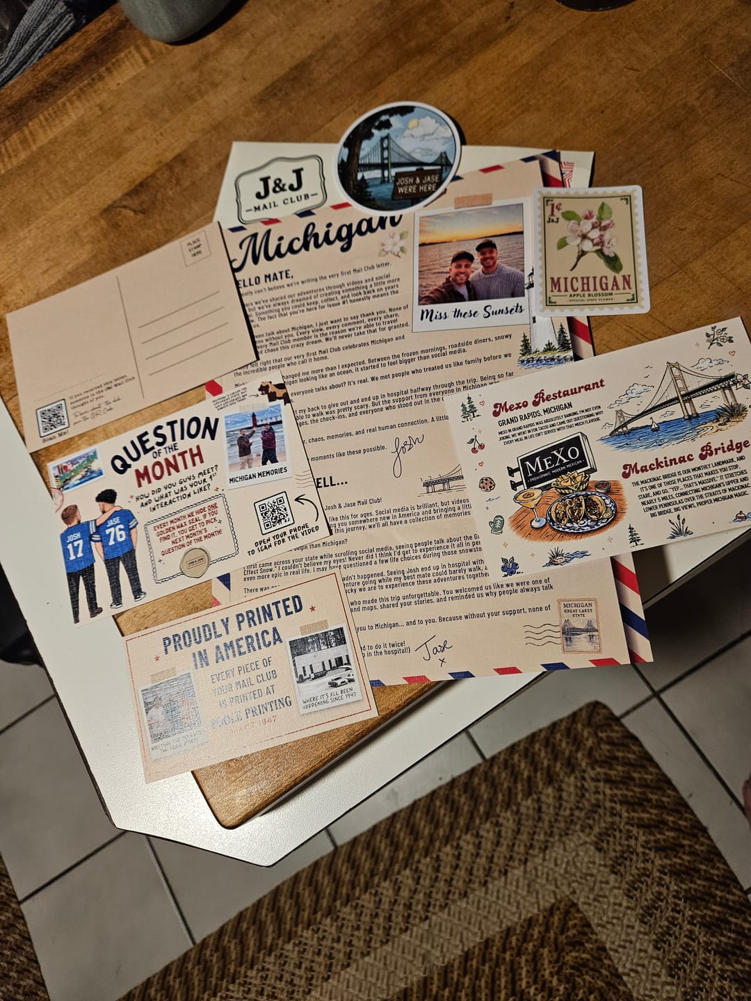 Customer photo review of Josh & Jase Mail Club