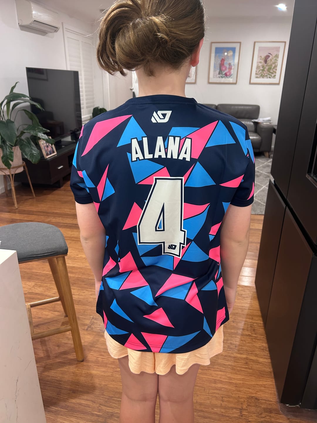 Customer photo review of Shards Womens Jersey - Navy & Pink