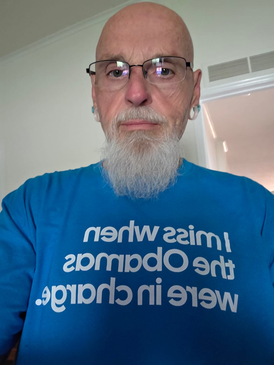 Customer photo review of I Miss When the Obamas Were in Charge Unisex Tee