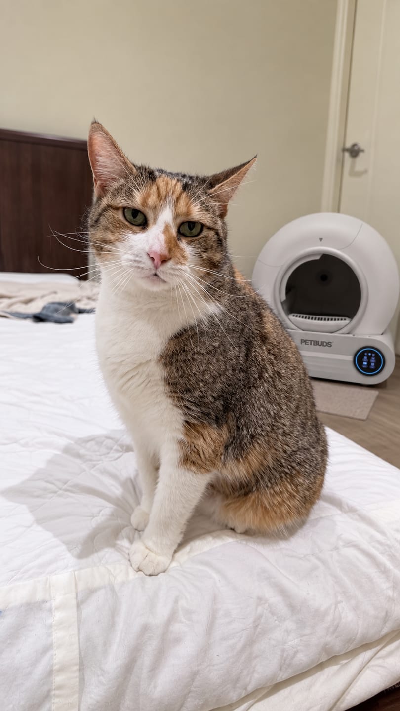 Customer photo review of Petbuds™ Pro 2026 Automatic Self-Cleaning Litter Box