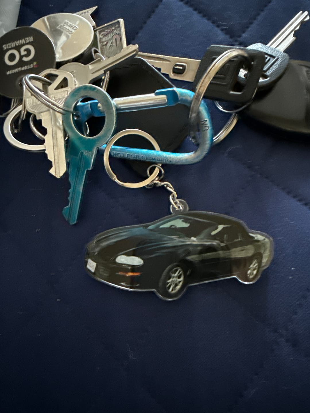 Customer photo review of Custom Car & Bike Keychain | Design Your Own Personalized Keychain