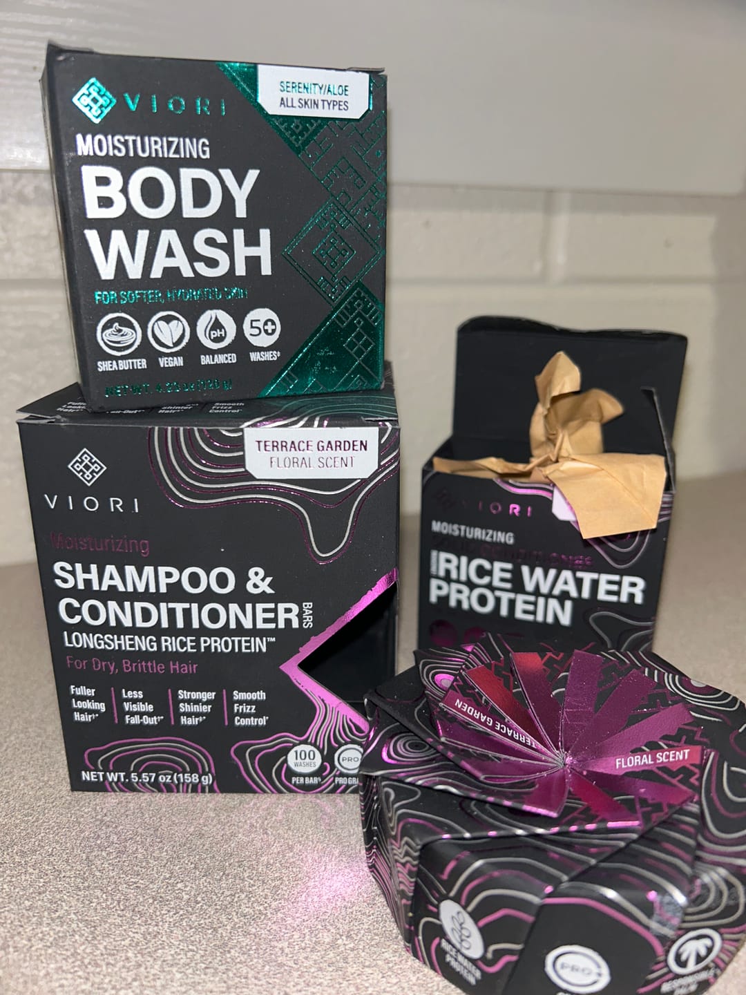 Customer photo review of Aloe Vera Body Wash Bar – Hydrating Formula | VIORI