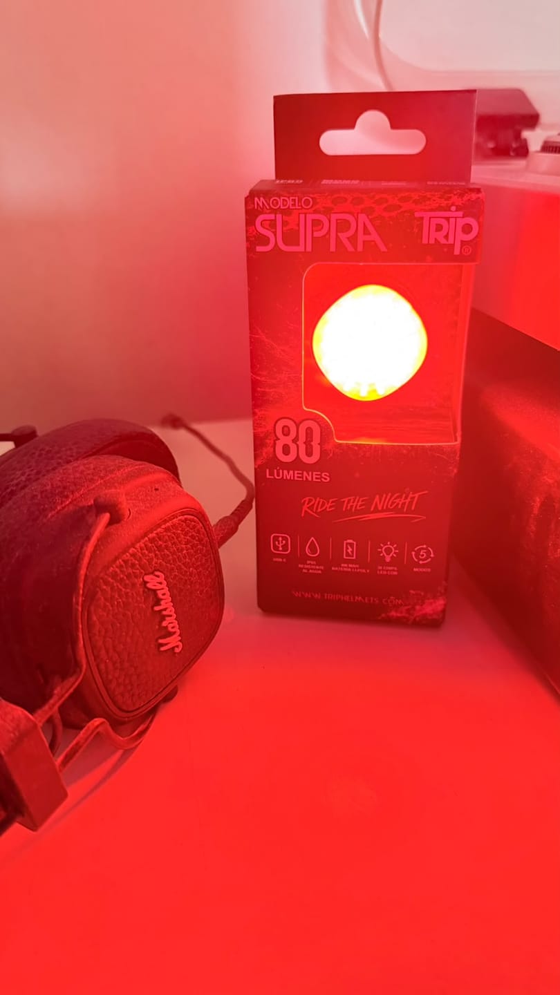 Customer photo review of LUZ TRASERA USB TRIP SUPRA 80LM