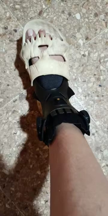 Customer photo review of Saintko Soporte AFO para Pie Caído