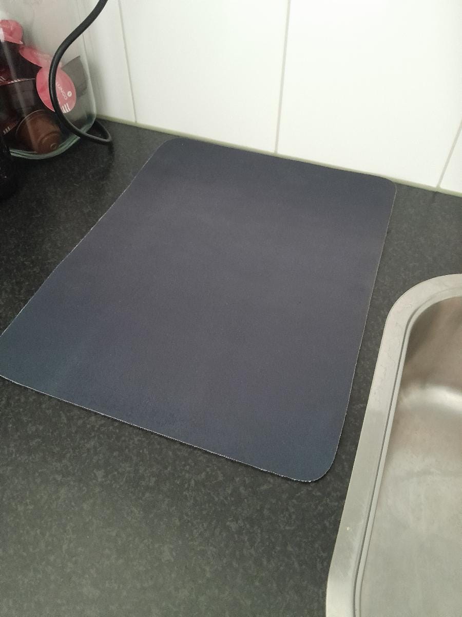 Customer photo review of Quick Dry Kitchen Dish Mat
