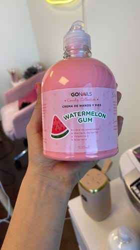 Customer photo review of Crema de Manos y Pies - Watermelon Gum 500 ml