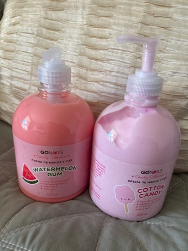 Customer photo review of Crema de Manos y Pies - Cotton Candy 500 ml