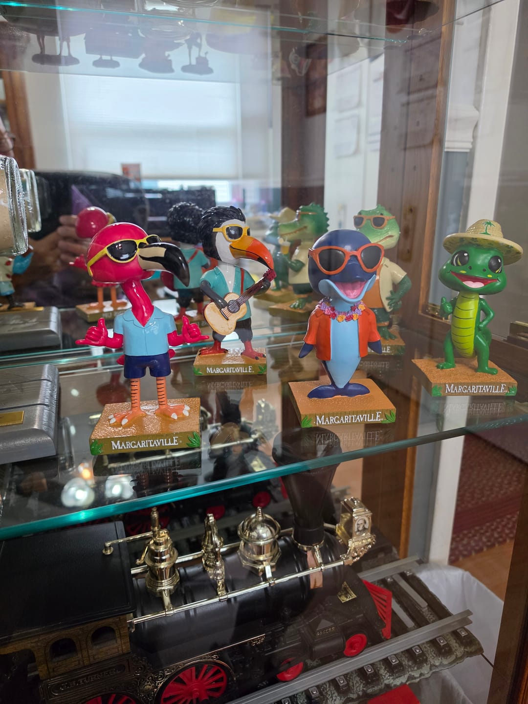 Customer photo review of Margaritaville Flamingo Bobblehead