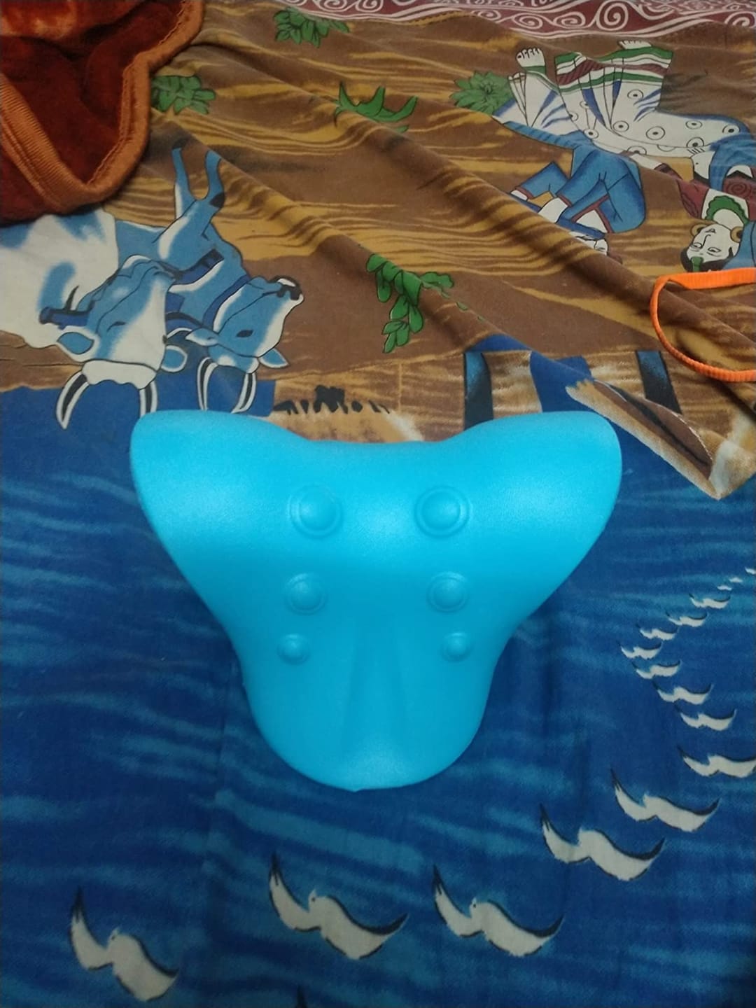Customer photo review of NeckEase™ Cervical Neck Relaxer — Ergonomic Pain Relief Pillow