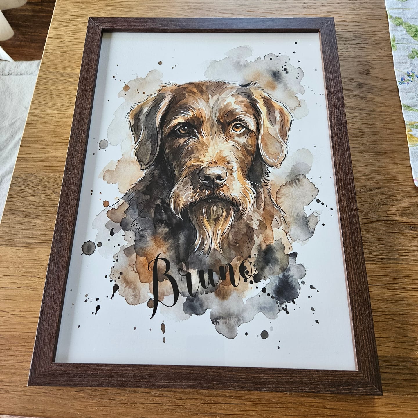 Customer photo review of Personalisiertes Haustier-Aquarell "Wasserfarben"