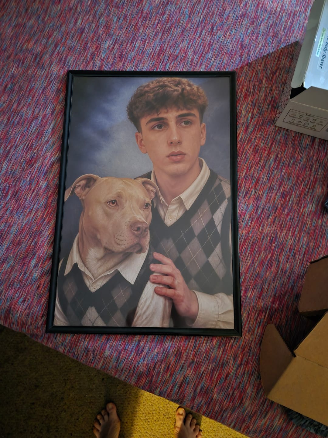 Customer photo review of Charcoal - Personalized Poster