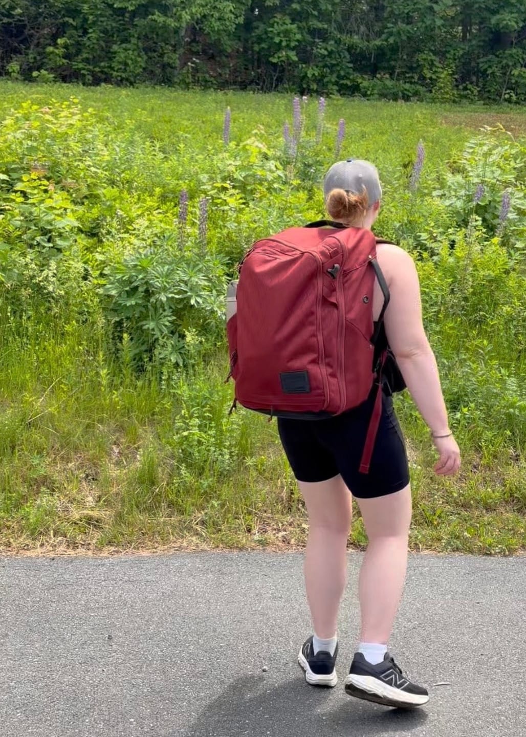 Customer photo review of Kartta Travel Backpack (43L)