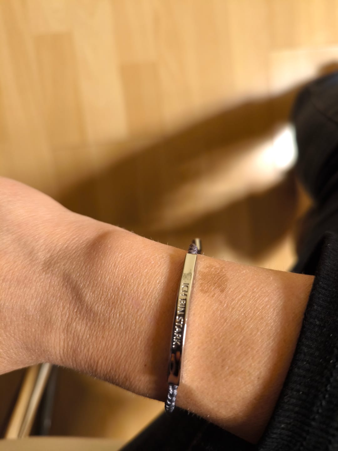 Customer photo review of Armband "Ich bin stark."