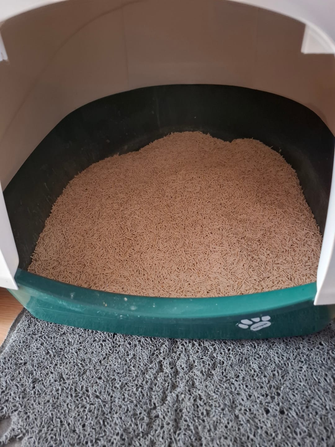 Customer photo review of Naturreines Katzenstreu