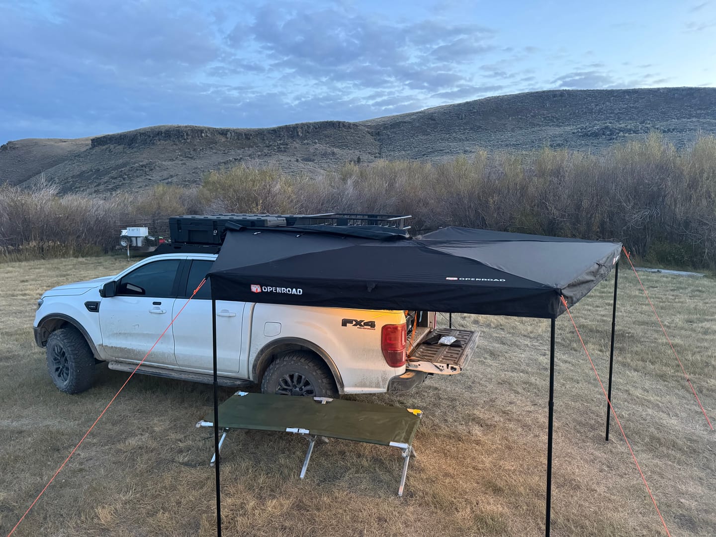 Customer photo review of OPENROAD  270 Free Standing Awning for Camping-Adventure Series