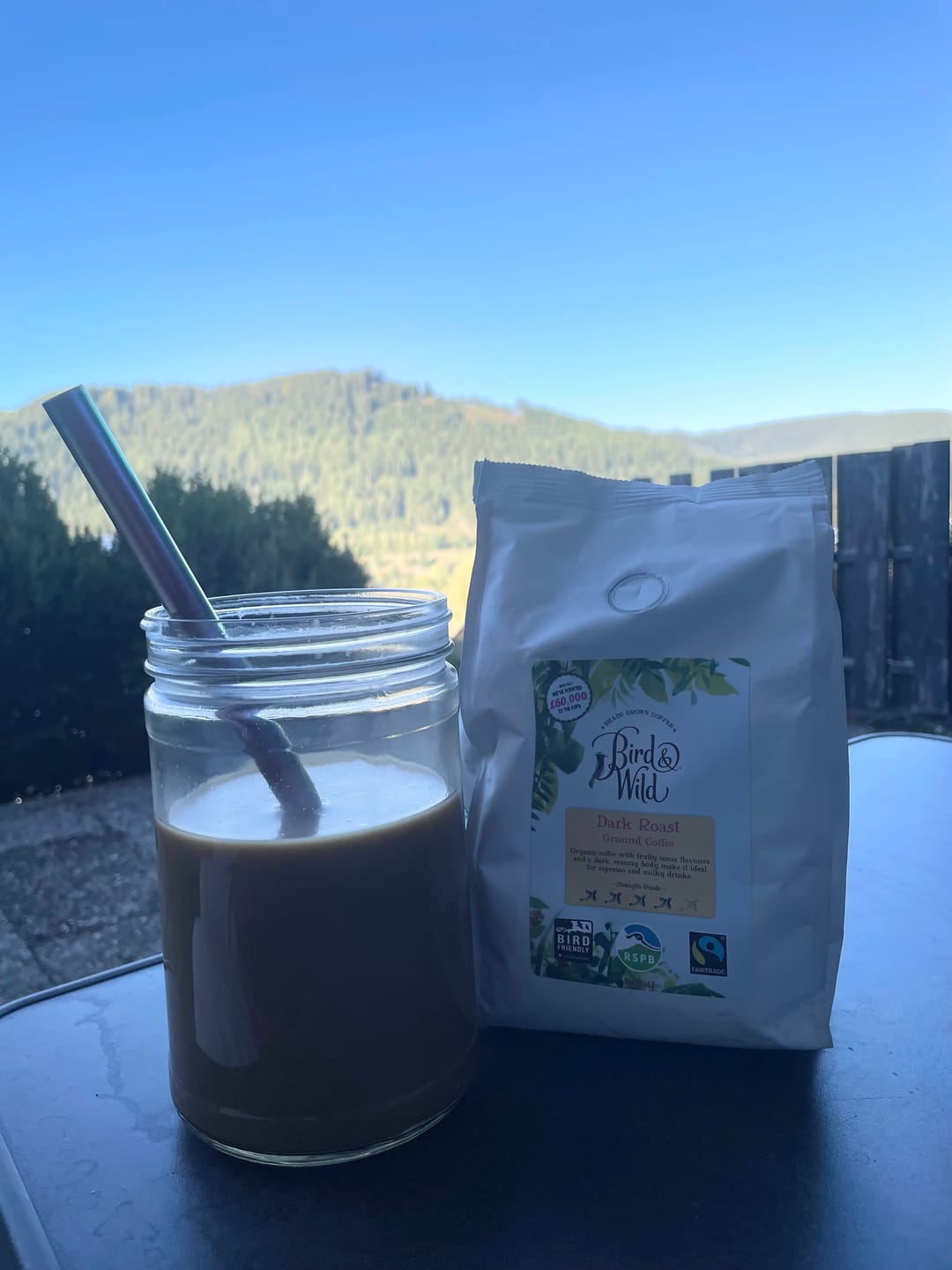 Customer photo review of Dark Roast Espresso Fairtrade Organic Coffee Beans and Ground - 200g, 500g, 1kg