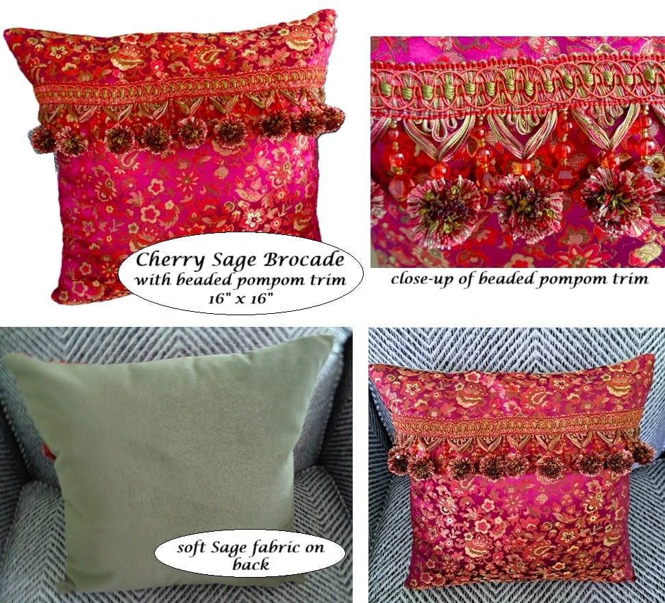 Customer photo review of Zoe Ball & Bead Tassel Fringe (Sold by the Yard)