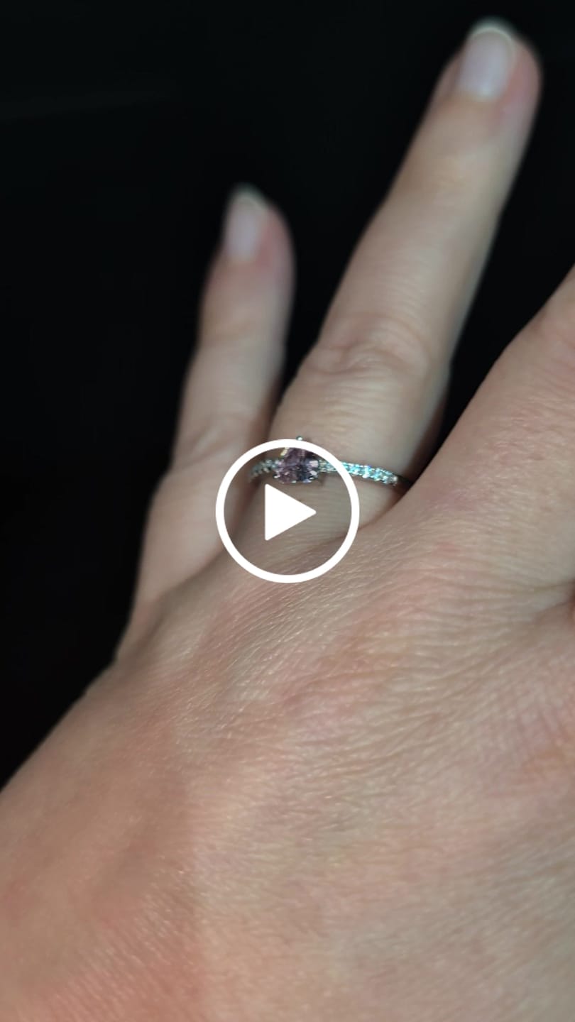 Customer video review of Pink Kiss Ring | 925 Echtsilber
