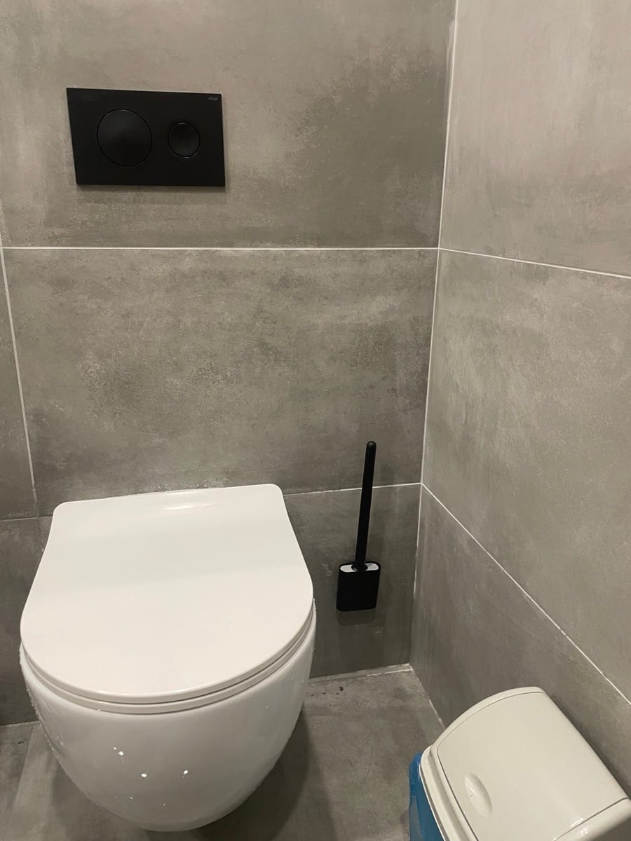 Customer photo review of Clean Silicone Toilet Brush