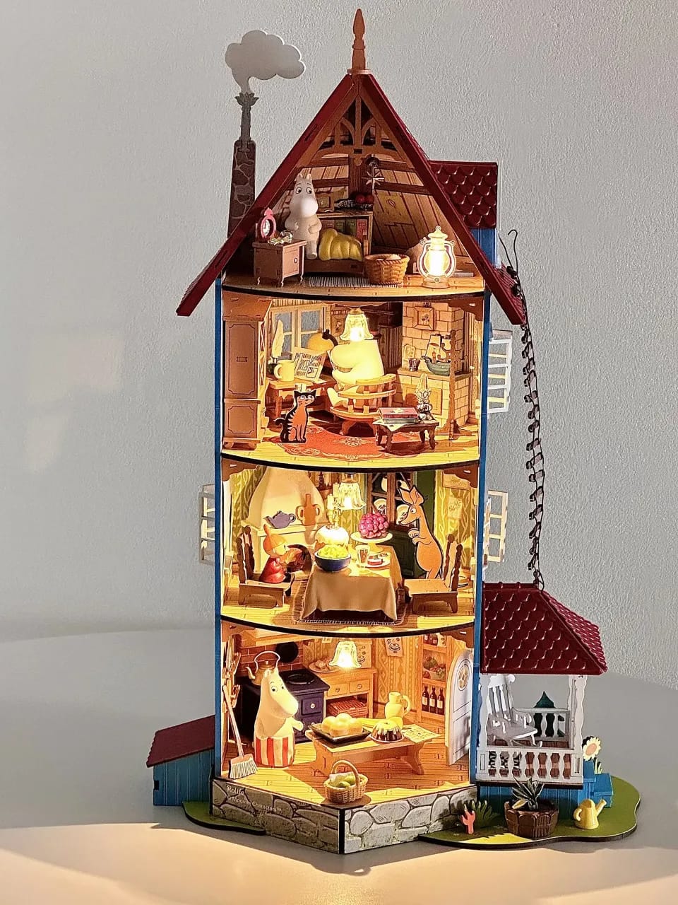 Customer photo review of Rolife Moominhouse DIY Miniature House Kit DA009
