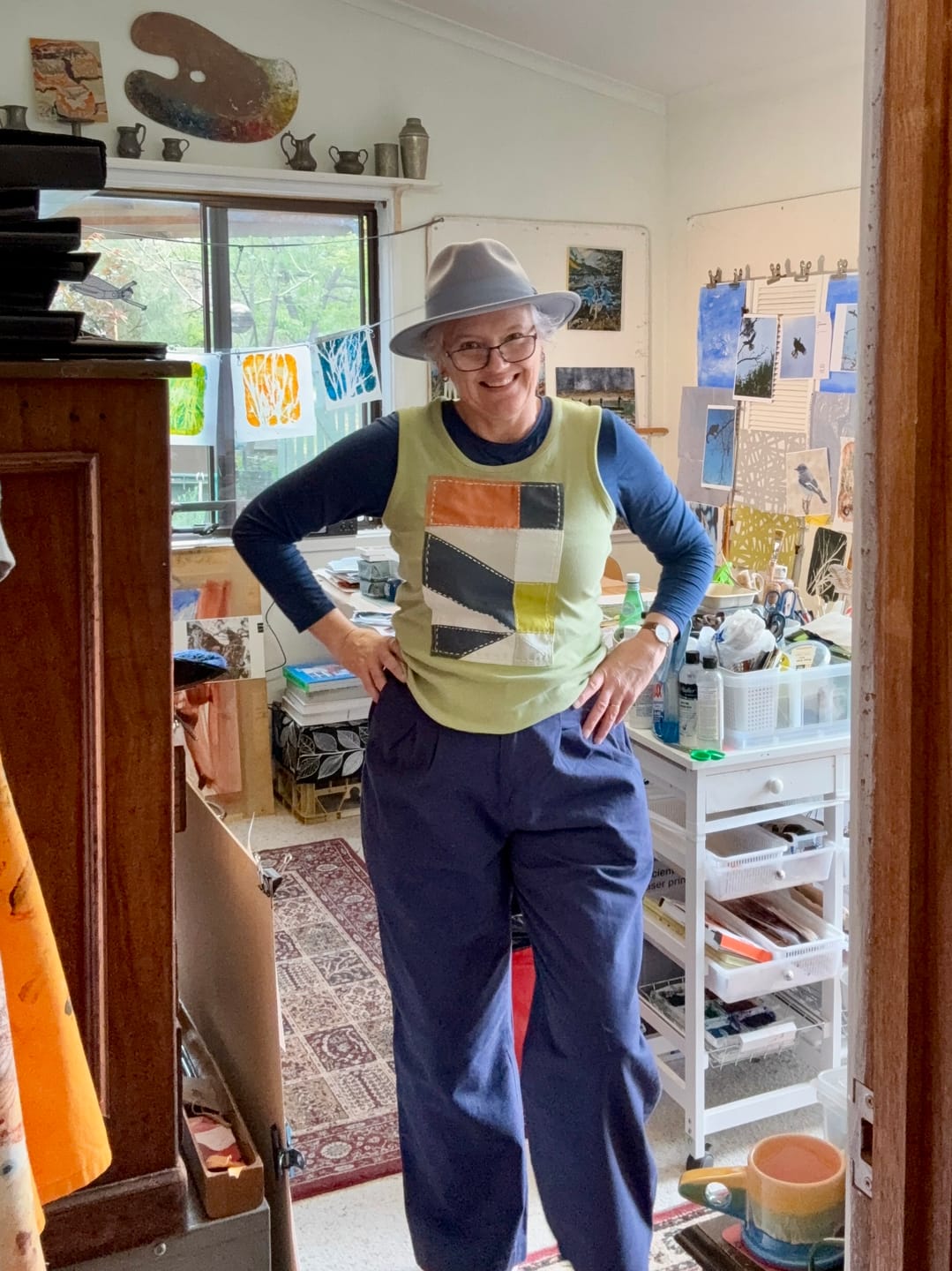 Customer photo review of Station Pants - Blue