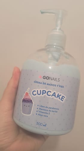 Customer photo review of Crema de Manos y Pies - Cupcake 500 ml