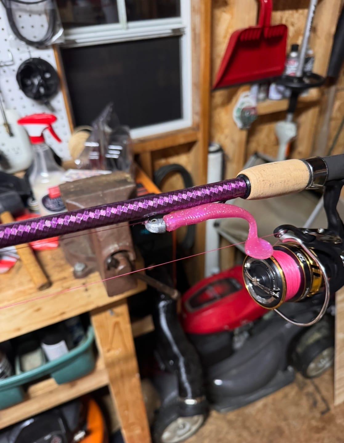 Customer photo review of Pink Punisher 8X No Fade - Ultra Performance 8 Strand
