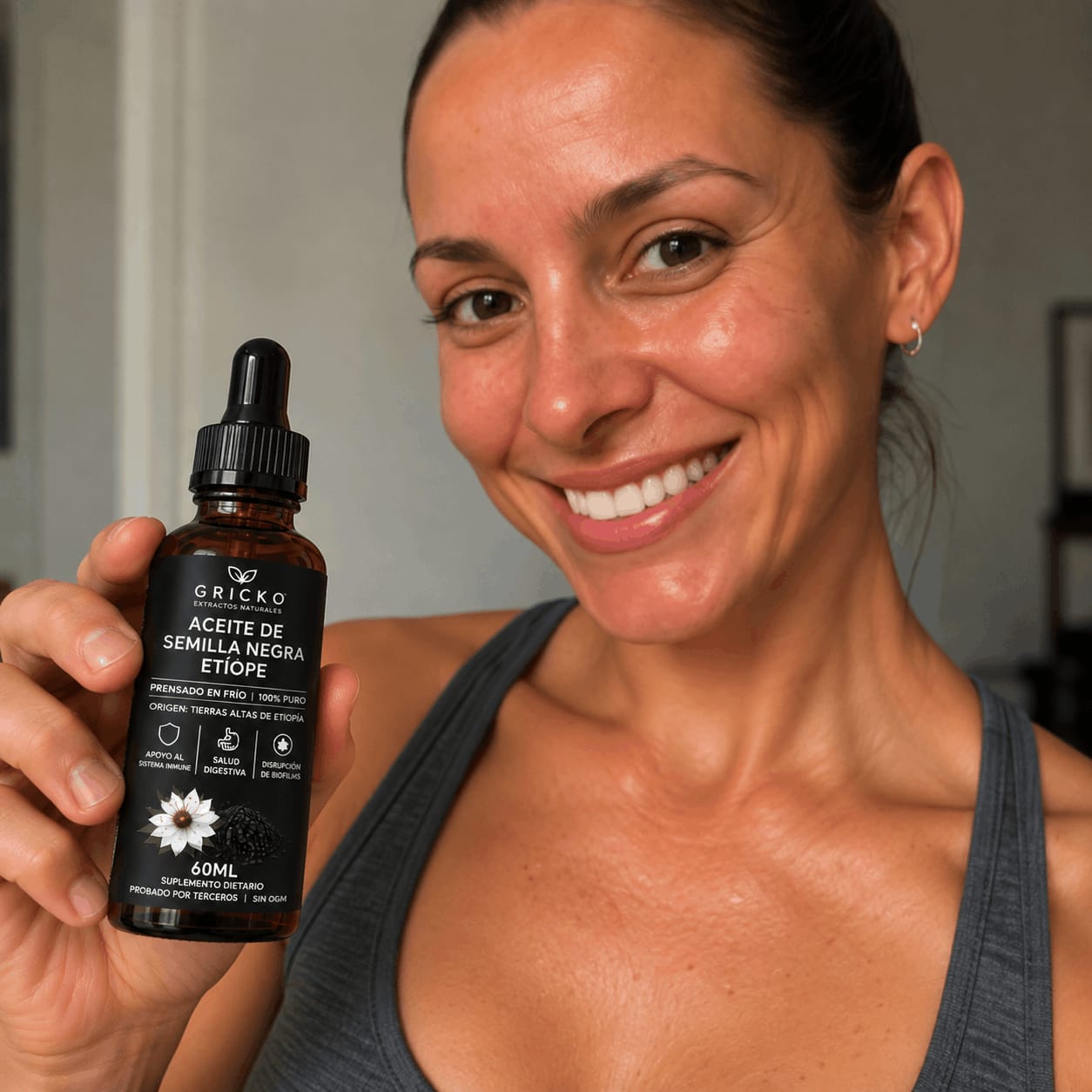 Customer photo review of Aceite de Semilla negra Etíope-5% Timoquinona