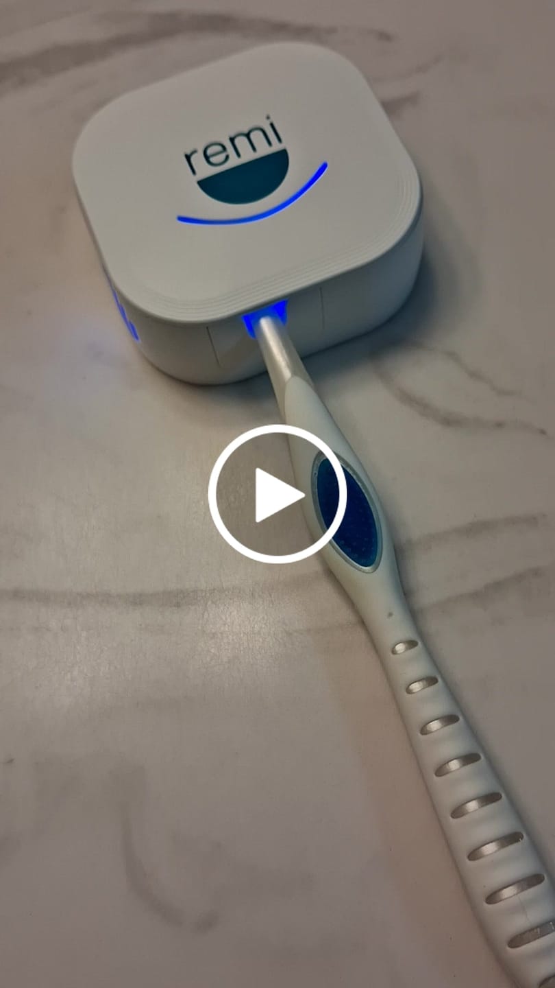 Customer video review of UV Toothbrush Sanitizer