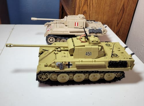 Customer photo review of COBI PanzerKampfWagen V PANTHER Ausf. G "PUDEL" Tank : Set #2655