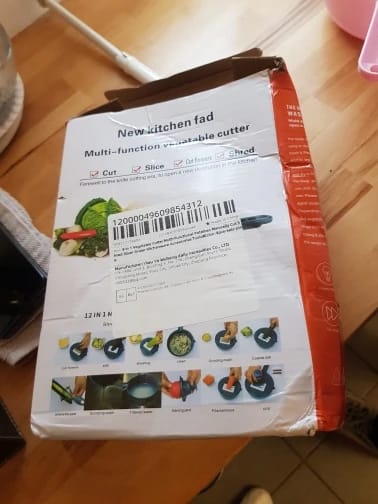 Customer photo review of 9-in-1 Vegetable Chopper, Slicer & Shredder
