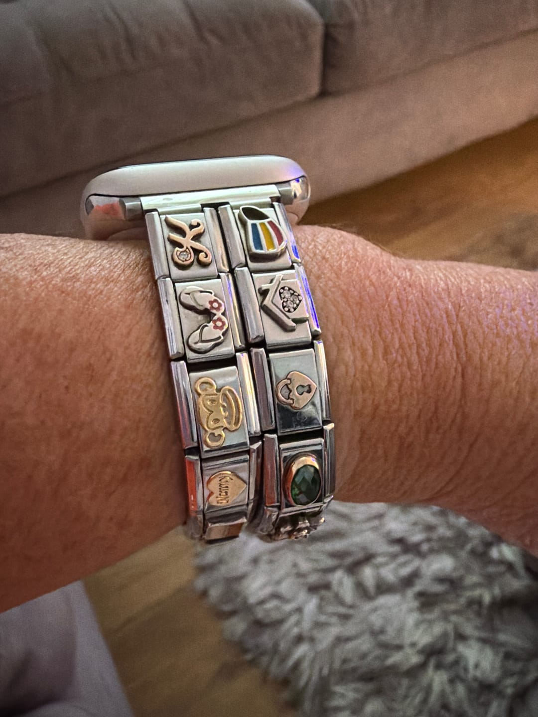 Customer photo review of Apple Watch Charm Bracelet