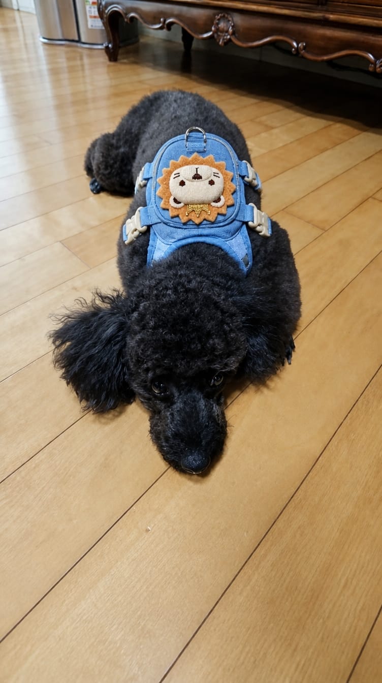 Customer photo review of WUFFLE™ Pet Backpack Harness V2