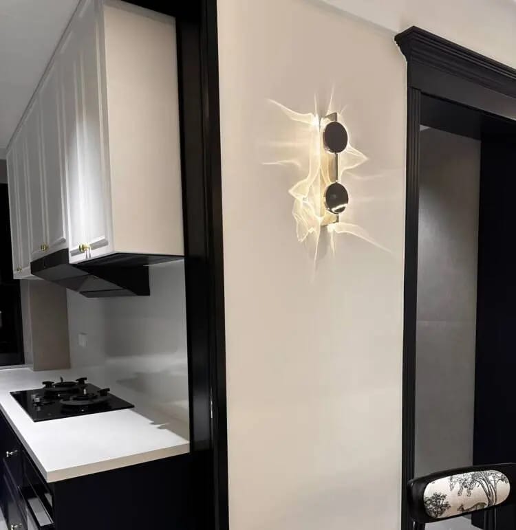 Customer photo review of Applique murale vagues lumineuses