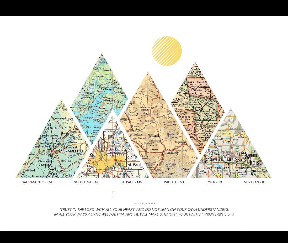 Customer photo review of Milestones Map [Digital Only]