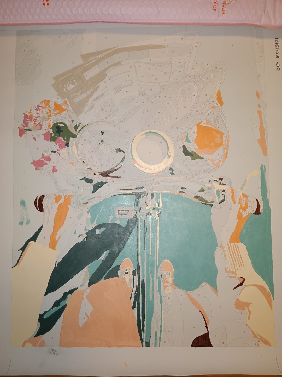 Customer photo review of Early ride | Paint by Number