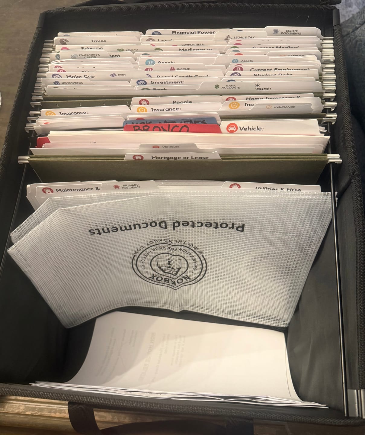 Extra Document Bag – The Nokbox
