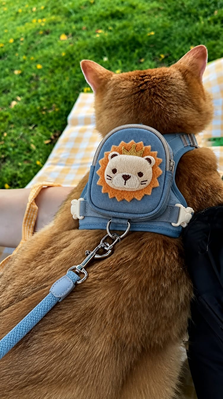 Customer photo review of WUFFLE™ Pet Backpack Harness V2